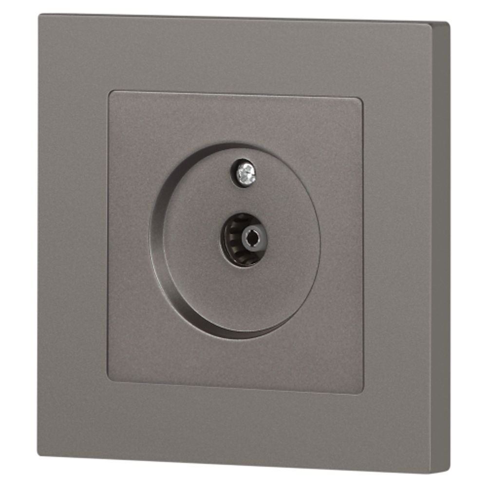 Розетка Intro Accent 6-301-09 TV одиночная, IP20, СУ, титан