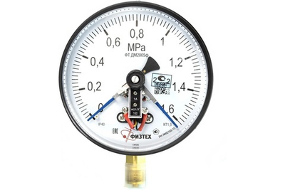 Манометр электроконтактный ДМ2005ф исп V 0-1,6 МПа кт.1,5 d.160 IP40 M20*1,5 РШ