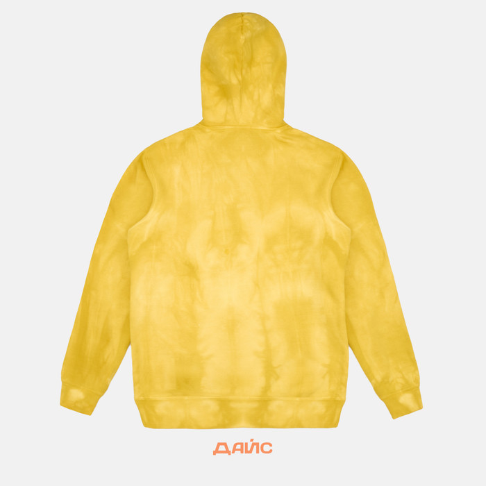 Толстовка мужская HUF Relax Tiedye артикул:PF00345-YELLW - купить в магазине Дайс