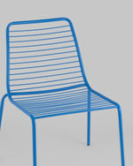 Стул Дели металл голубой