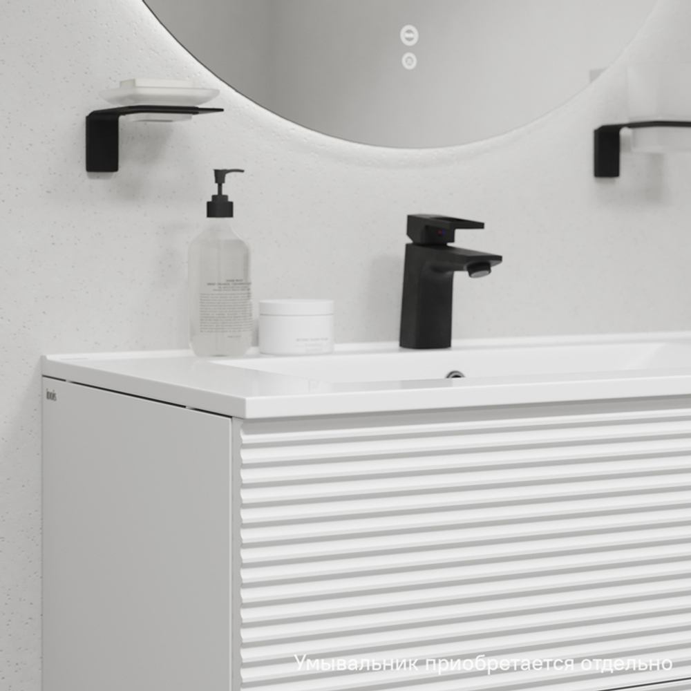 Тумба подвесная IDDIS Bild, 80 см, белый, BIL80W0i95