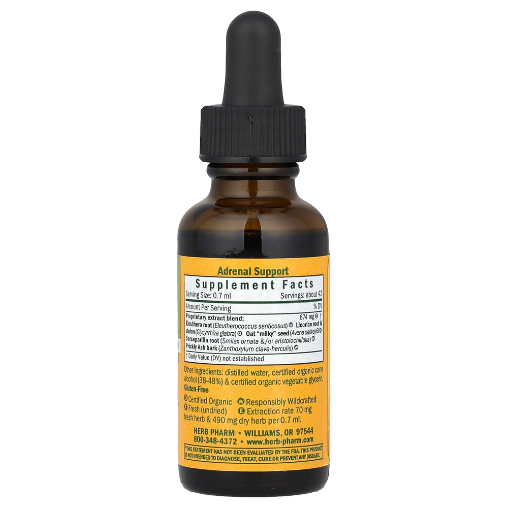 Herb Pharm, поддержка надпочечников, 30 мл (1 жидк. унция)