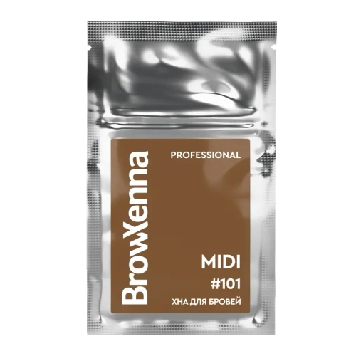 Хна для бровей Нейтрально-коричневый #101 BrowXenna, 3 гр