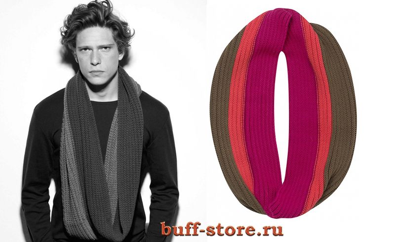 Шарф-снуд-хомут Buff Varsity Bark Capulet Фото 1