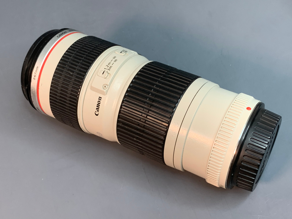 Canon EF 70-200mm 4L USM Затертость на линзе