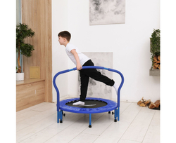Батут с поручнем DFC Gardenature 36'' синий