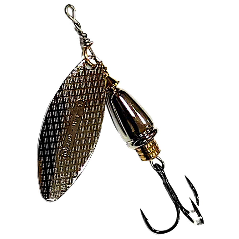 Блесна вращ. HitFish 3002-2-001 Palia Long Acoustic 55мм 10г №2 цвет 001