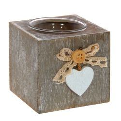 GAEM Подсвечник, L8 W8 H8 см, 3в.