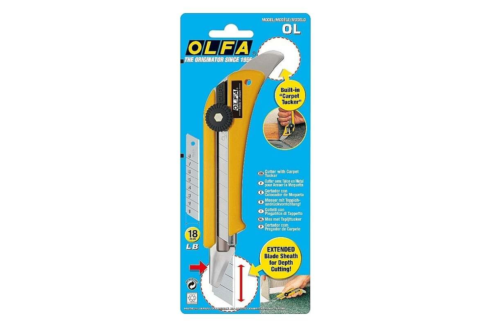 Нож OLFA с выдвижным лезвием 18 мм OL-OL