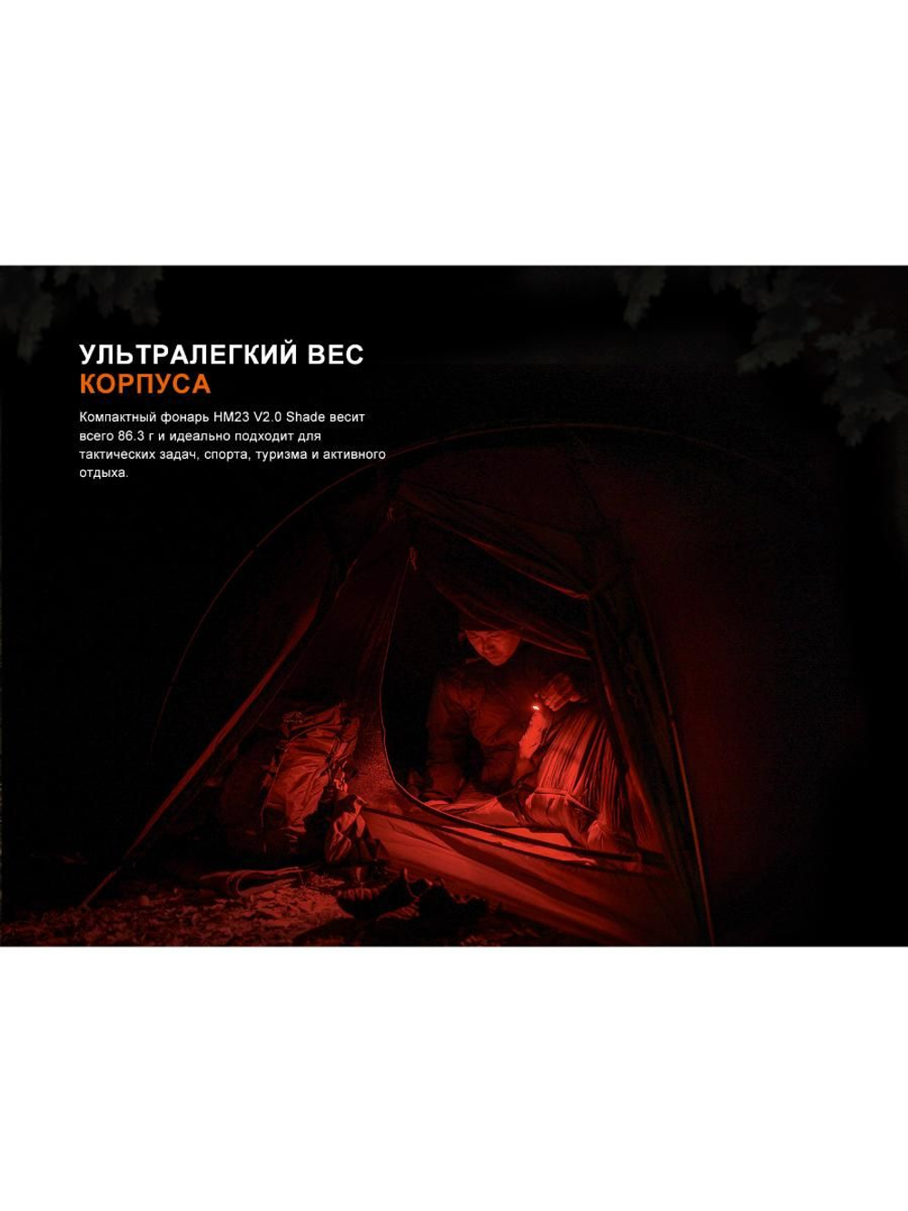 Фонарь налобный Fenix HM23