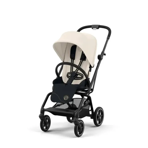 Прогулочная коляска Cybex Eezy S Twist Plus 2 BLK Canvas White