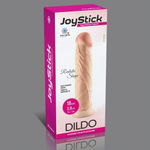 Телесный фаллоимитатор на присоске JoyStick - 18 см. (Цвет: телесный)