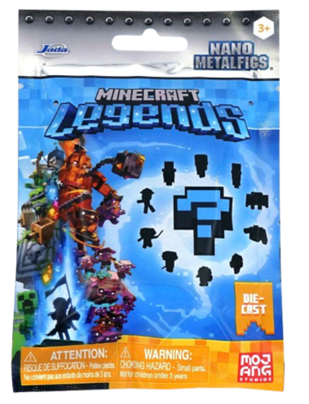 Рандомная Фигурка Blind Box Minecraft Legends Nano Single Blind Bag in PDQ
