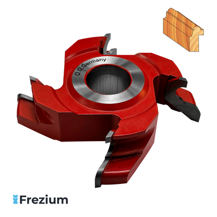 Фигурная насадная фреза твердосплавная по дереву "O.G.Germany" (140x32x35 Z4)