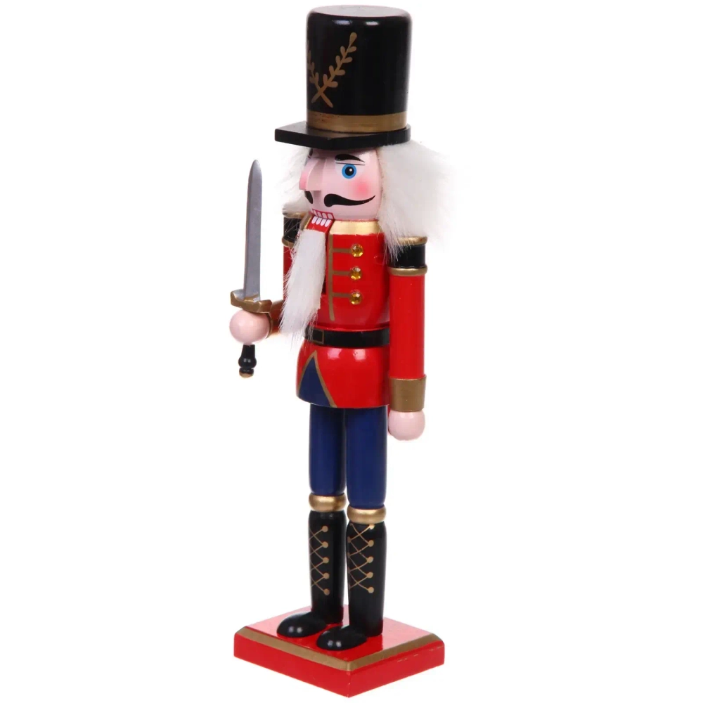 Фигурка новогодняя «Щелкунчик - Королевская сабля» 8,7*7,3*30,6 см