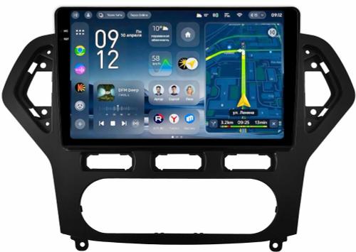 Магнитола для Ford Mondeo 4 2007-2010 (рамка чёрная) - Teyes CC4-PRO монитор 10.36" 2K QLED на Android 13, Быстрейшая, Snapdragon 778G, ИИ, CarPlay, DSP, 4G SIM-слот