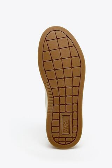 ZARA КОМБИНИРОВАННЫЕ КРОССОВКИ, ЭКРЮ