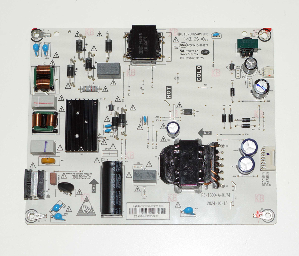 KB-5150/CTI175 CQC14134106871 блок (плата) питания для HARTENS HTY-50UHDO116