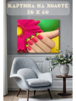 Картина на стену 40 X 50 Маникюр