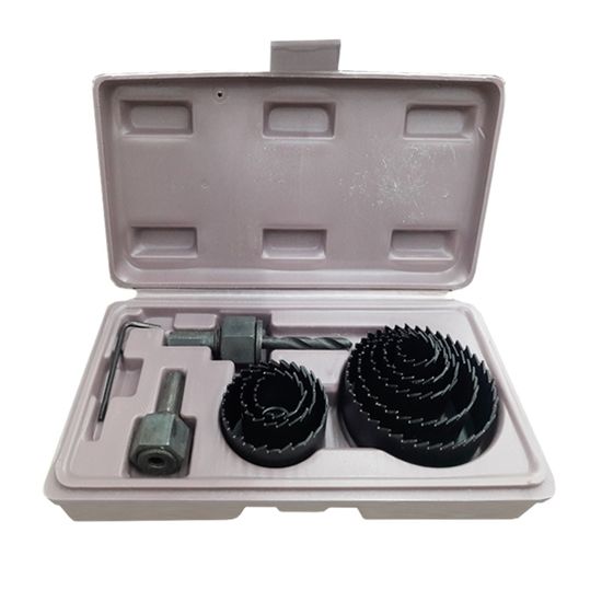 Набор кольцевых пил (коронок) БИБЕР 19-64мм в кейсе (набор 11шт)