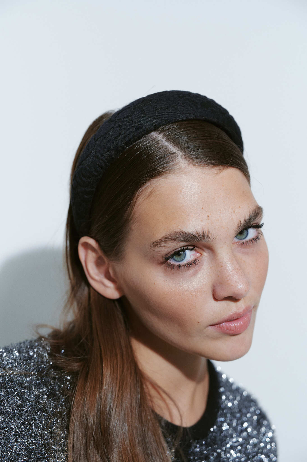 Ободок с фактурным рисунком