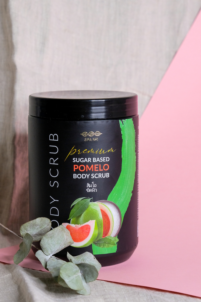 Скраб для тела  Райское Помело Premium на сахарной основе 1 кг