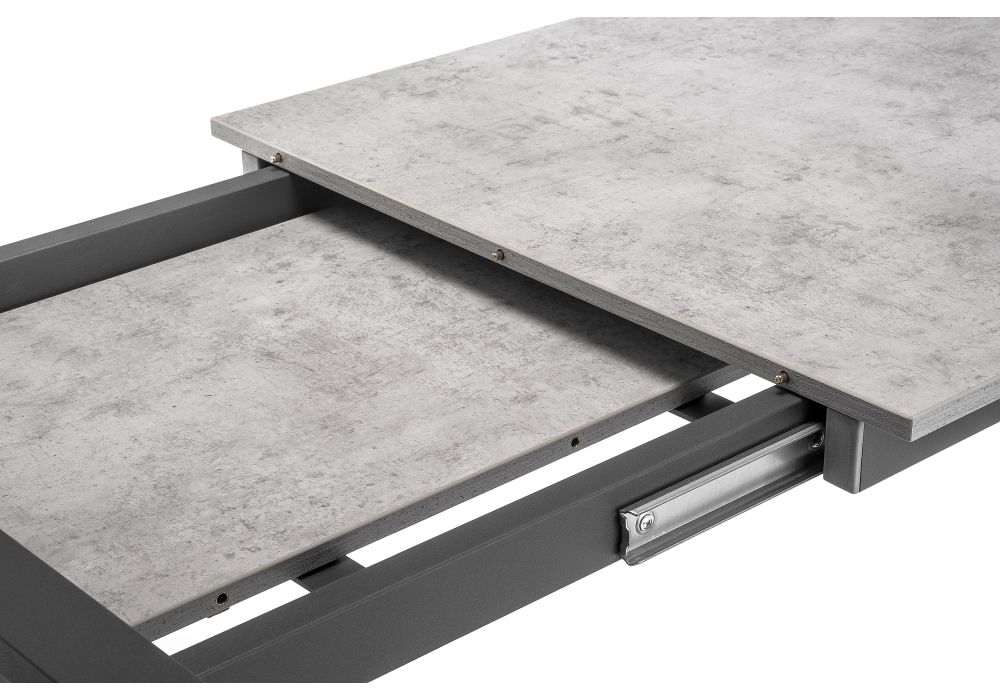 Стол Центавр 120(160)х70х75 бетон / графит