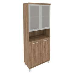 First Шкаф высокий широкий KST-1.4 R Дуб Табак 801*432*2060