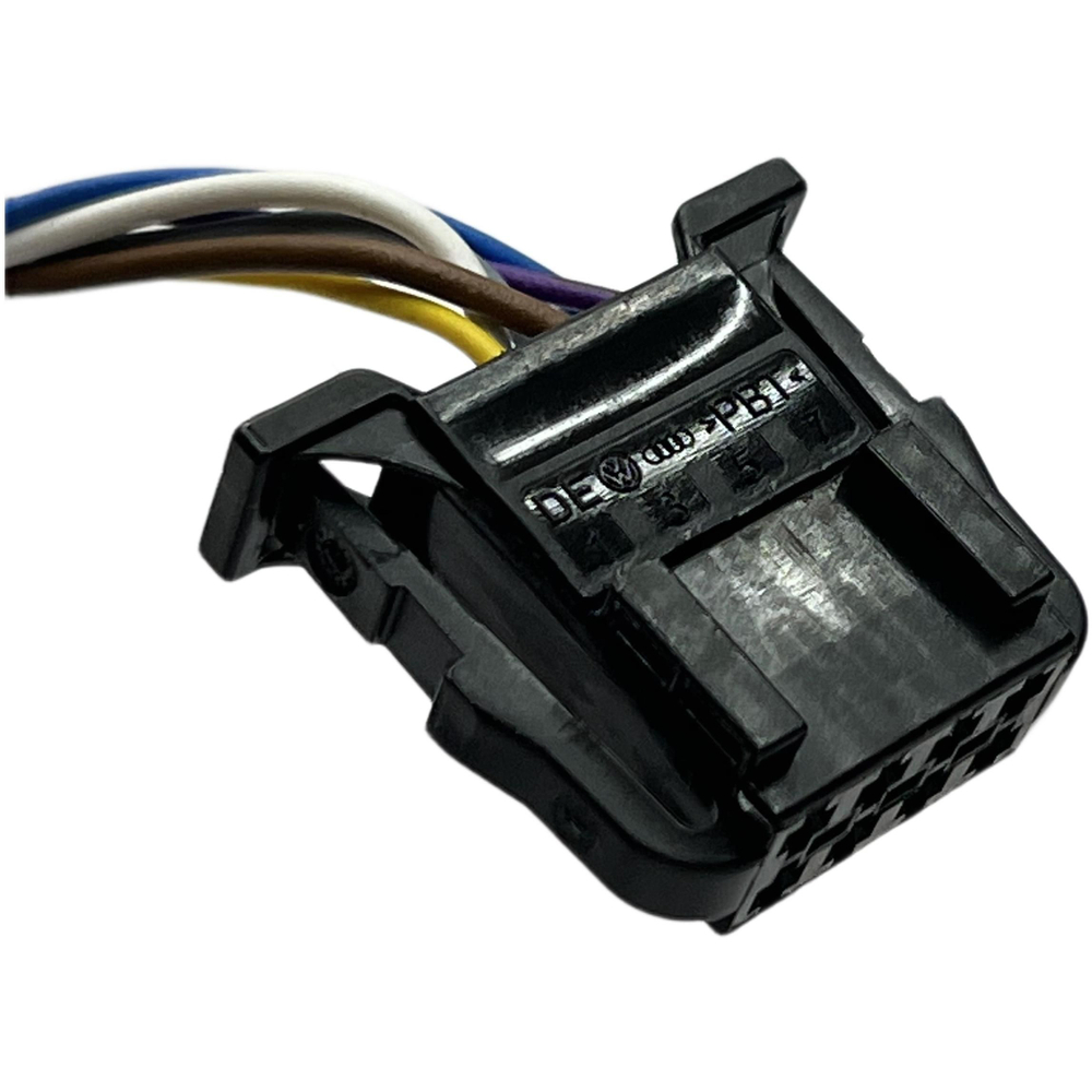 Зеркало боковое заднего вида в сборе правое электрическое Поло/Рапид VAG ОРИГИНАЛ. 5JB857502M B7W