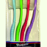 Зубная щетка «ЭКОНОМ», жесткость средняя, 4шт