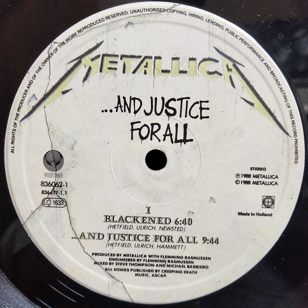 Metallica / ...And Justice For All (2LP)