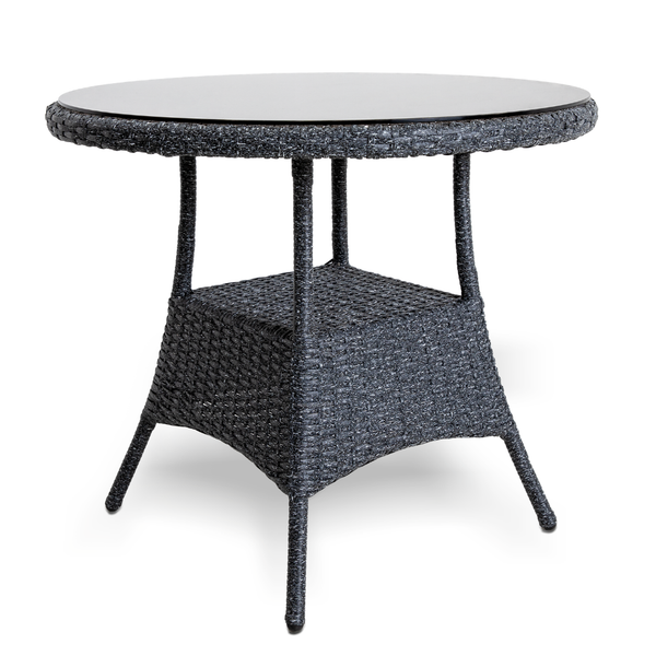 Стол круглый плетёный МОНЕ антрацит