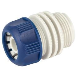 GAEA20-11 GREEN APPLE ЕСО Адаптер для шланга 12мм с наружной резьбой, пластик | Аксессуары для полива Green Apple