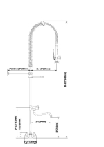 Устройство душирующее Airhot PR-350 MT со смесителем и краном