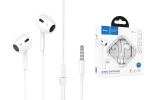 Наушники проводные Hoco M1 max crystal IP with mic White