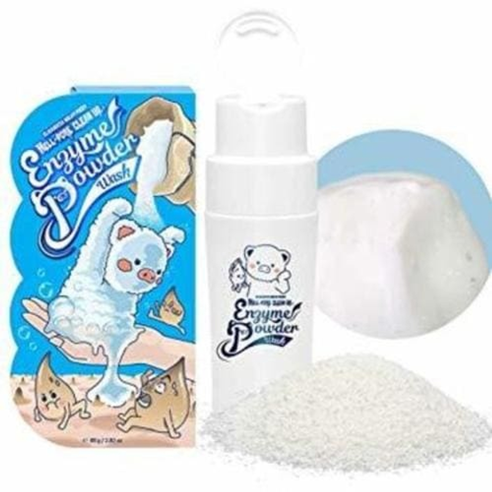 Elizavecca Очищающая энзимная пудра MILKY PIGGY HELL-PORE CLEAN UP ENZYME POWDER WASH, 80 гр.