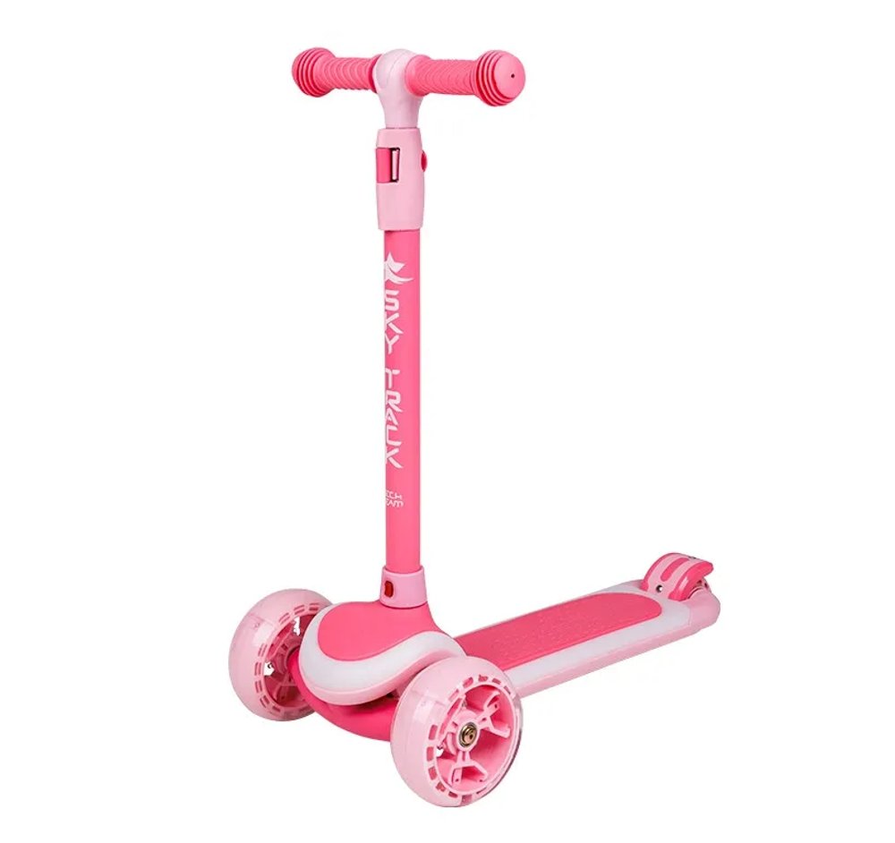 Самокат Sky track pink розовый
