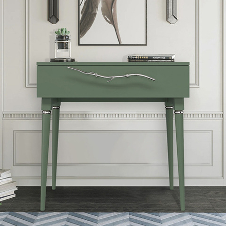 Консоль Арт Колор matte Классик Сильвер Зеленый нефрит матовый