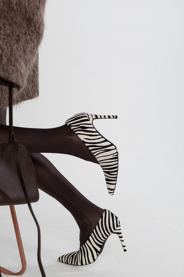 Туфли BARBARA ZEBRA