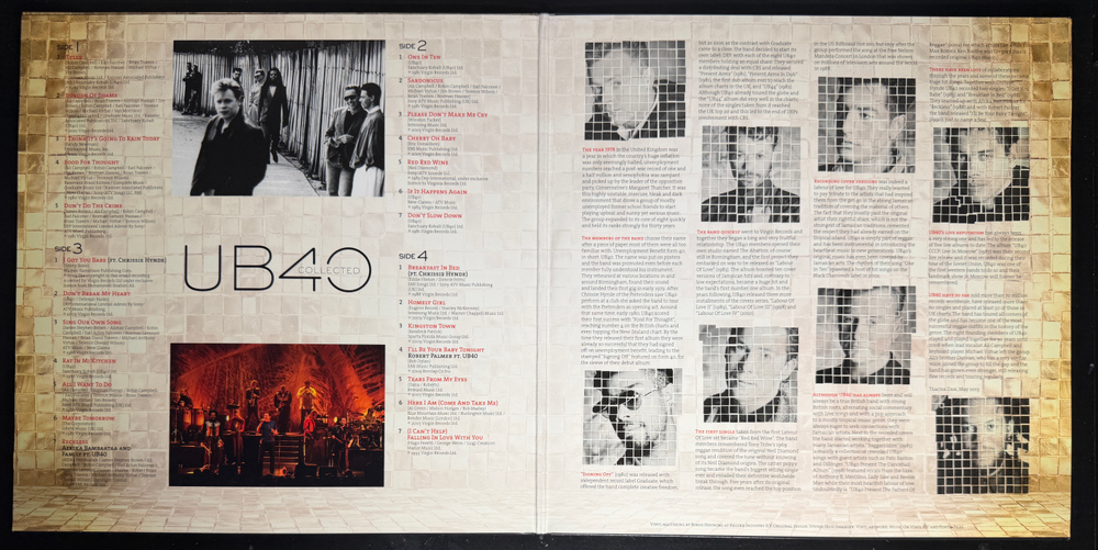 UB40 ‎– Collected 2LP (Голландия 2017г.)