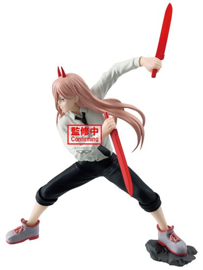 Фигурка Аниме Человек-бензопила Chainsaw Man Power Пауэр 16 см