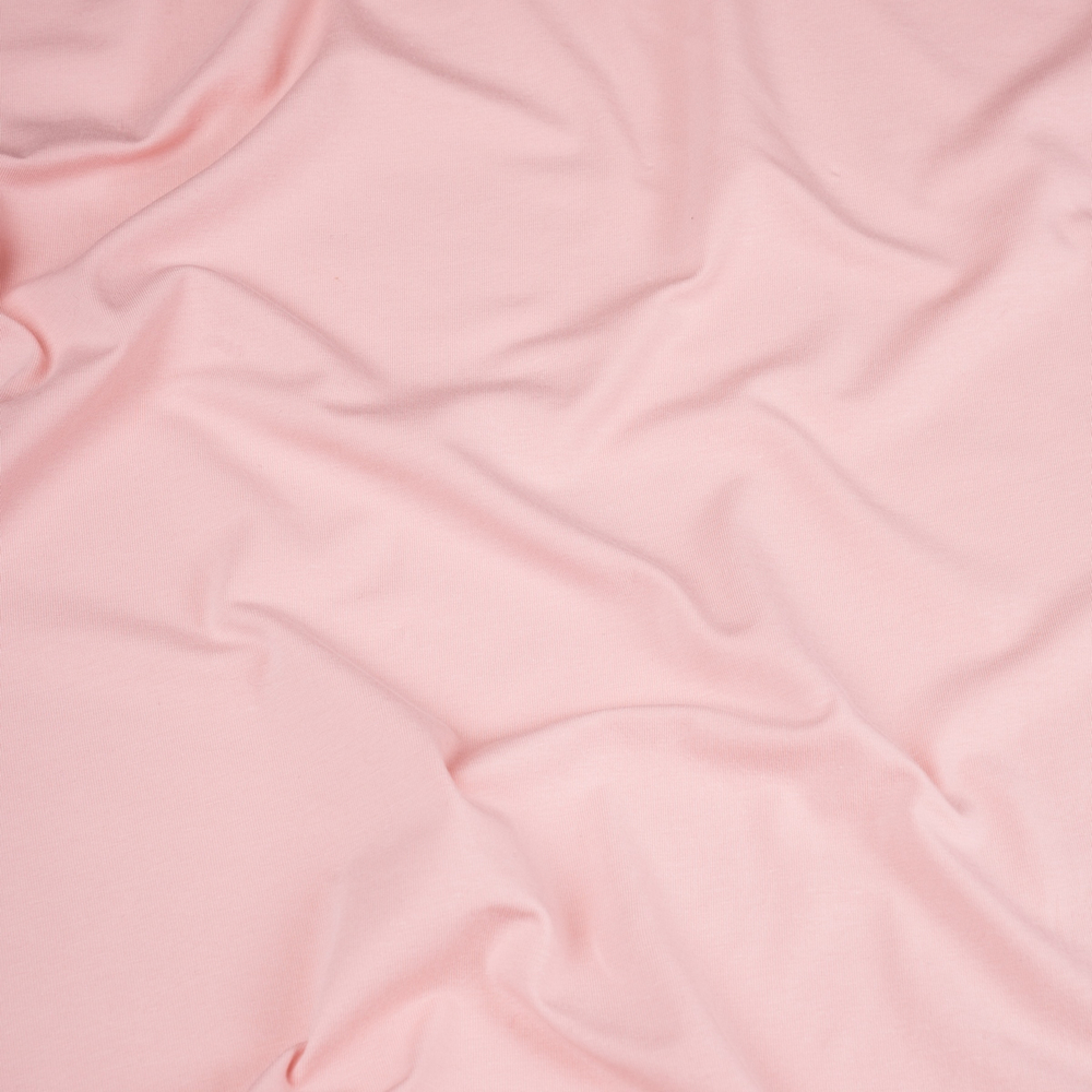 Кулирная гладь, 92% хлопок, 8% ПУ(эластан), 175 гр/м2, Пудровый (12153)