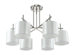 Люстра Crystal Lux SERGIO PL6 NICKEL