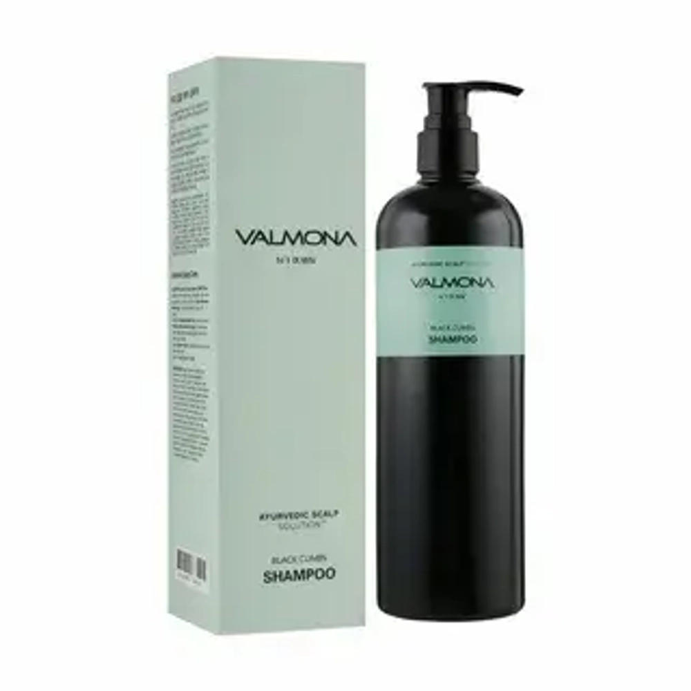 Шампунь для волос АЮРВЕДА VALMONA Ayurvedic Scalp Solution Black Cumin Shampoo, 480 мл