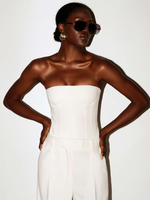 Корсет из костюмной ткани