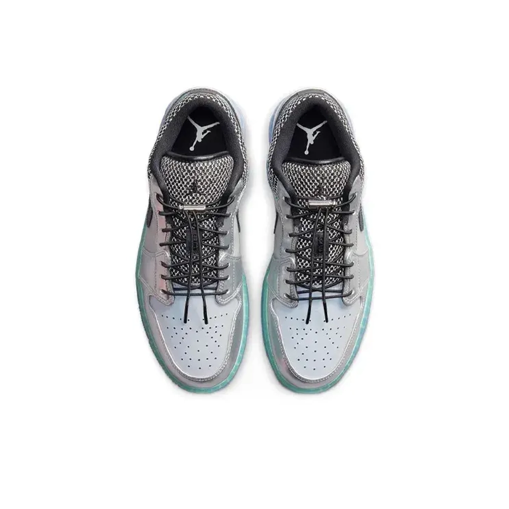 Женские кроссовки Air Jordan 1 Low SE 'Metallic Silver Gradient' DJ5199-109