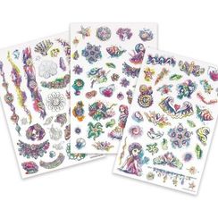 Набор для творчества - временные татуировки для девочки (3 листа) (Основная)