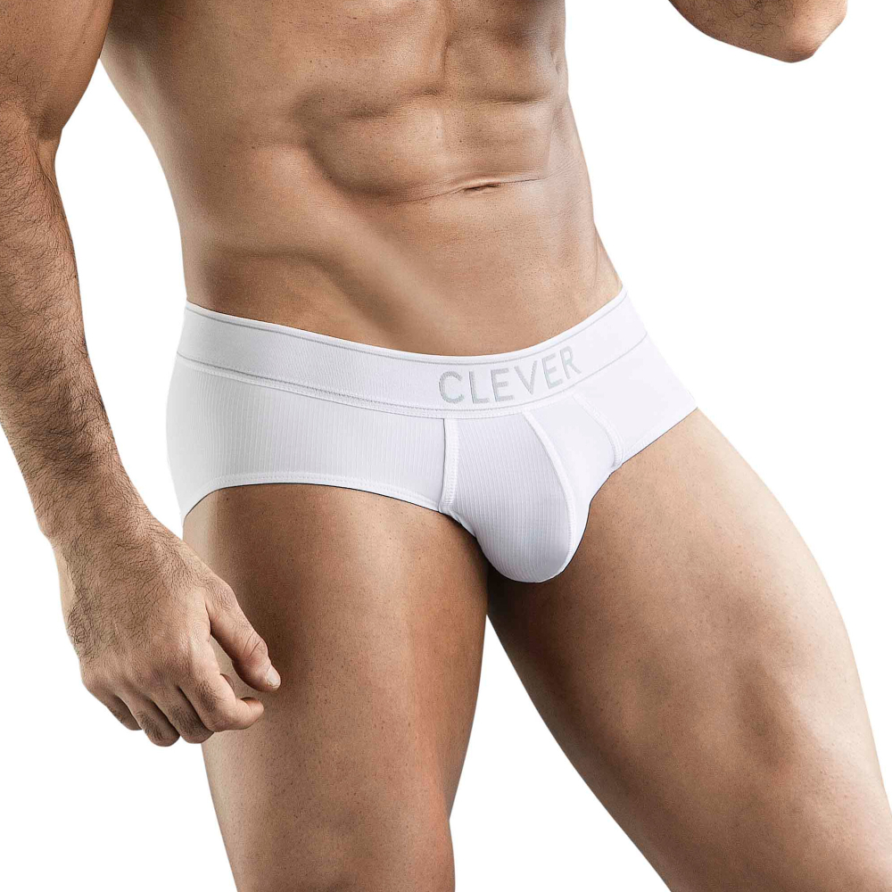 Мужские трусы брифы белые Clever BERNA CLASSIC BRIEF 178501