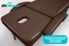 Массажный стол Relax Comfort-М коричневая кожа (№4)