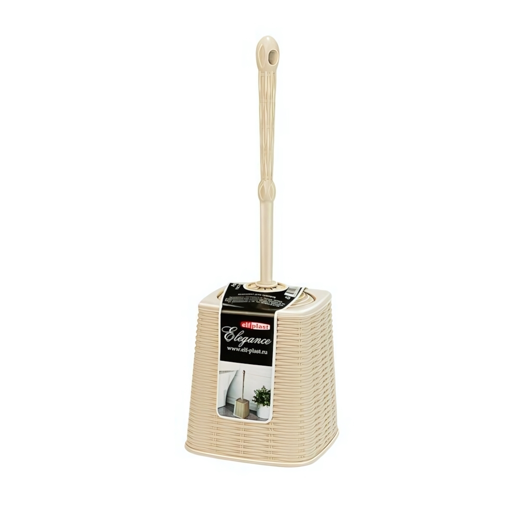 Комплект для туалета "Elegance" ёрш с подставкой цвет в ассортименте
